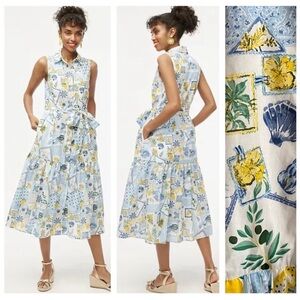 Sleeveless Floral Print Dress